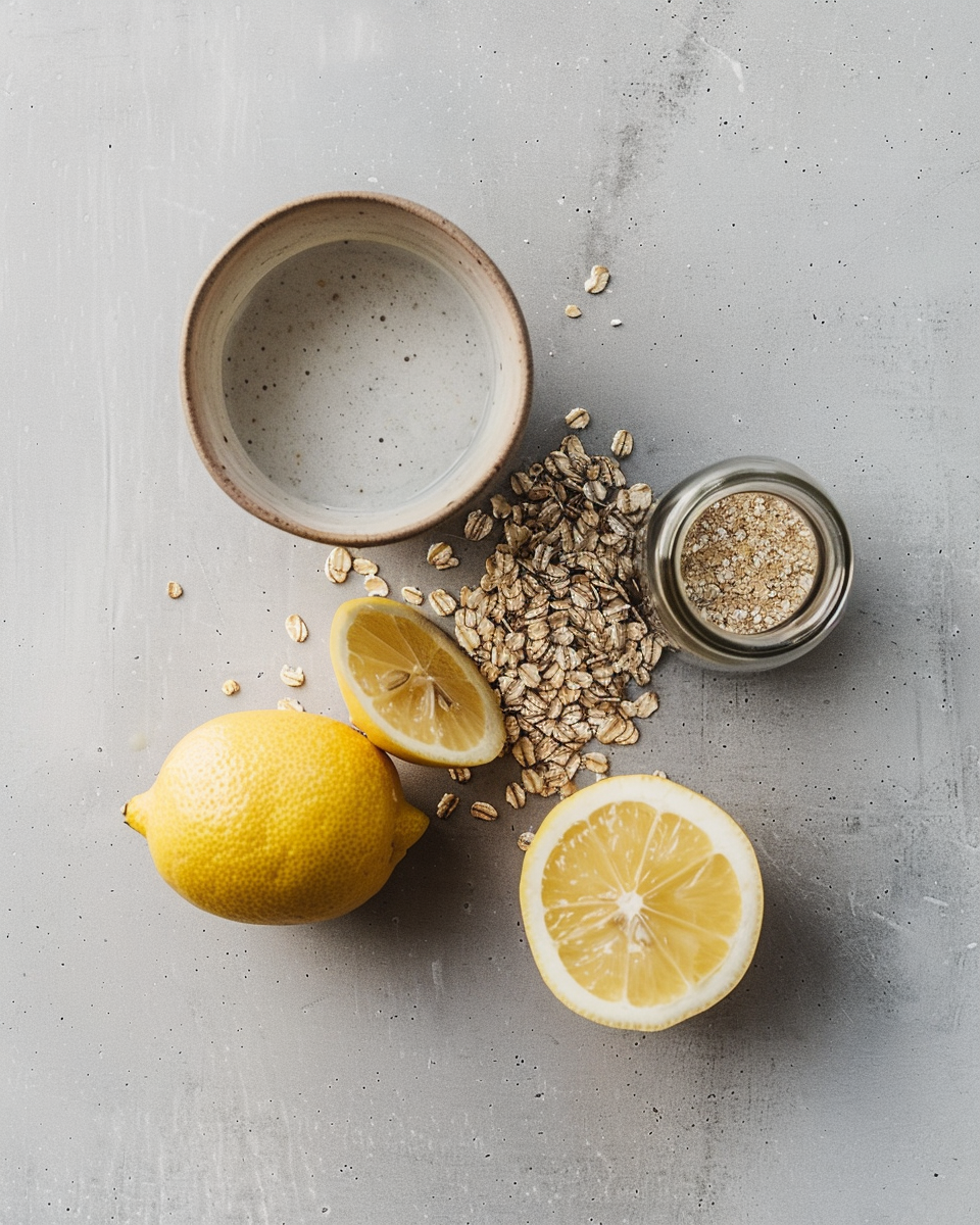 Ingredientes para remojar avena