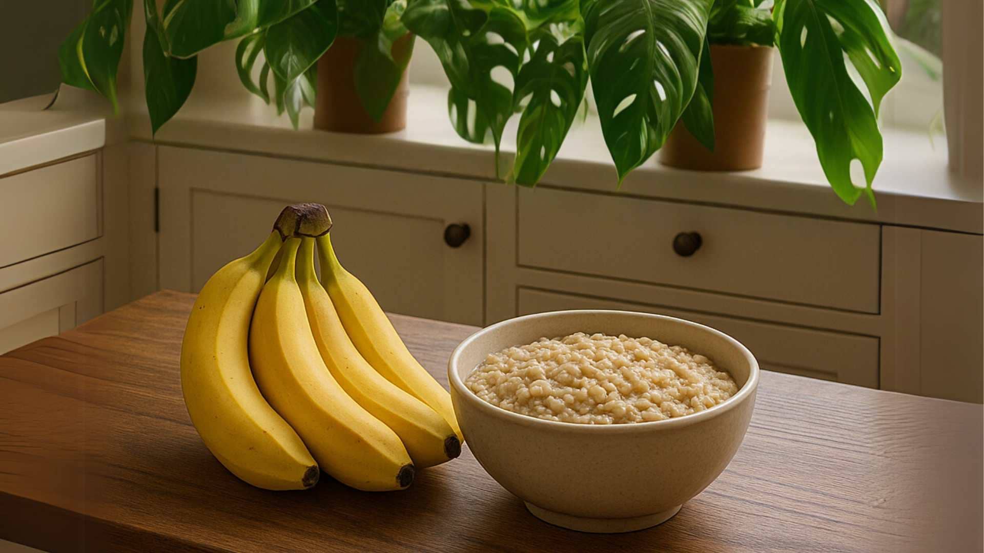 Banana y avena: el equipo perfecto