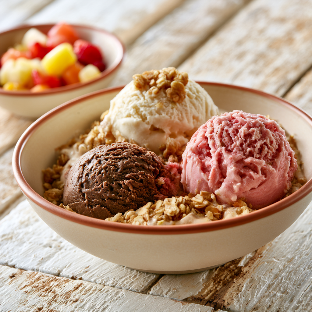 Helado de avena