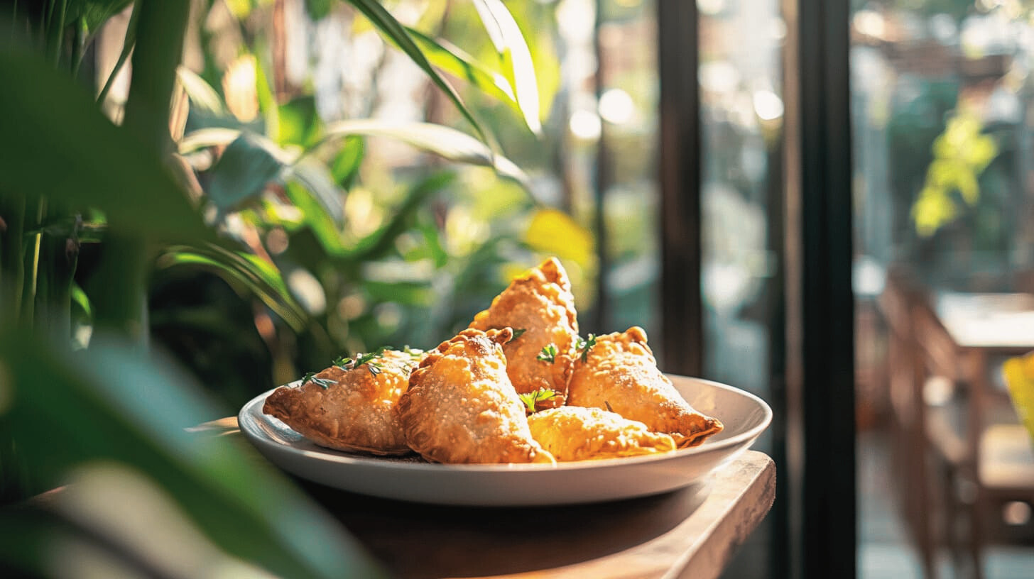 Empanadas caseras doradas y crujientes, perfectas para una comida saludable y fácil de preparar.
