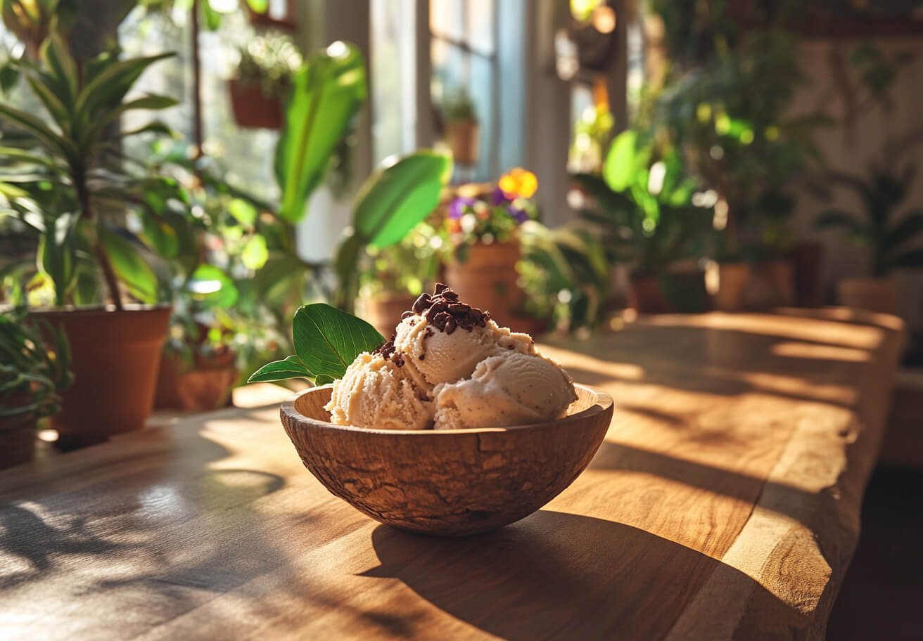 Helado de avena