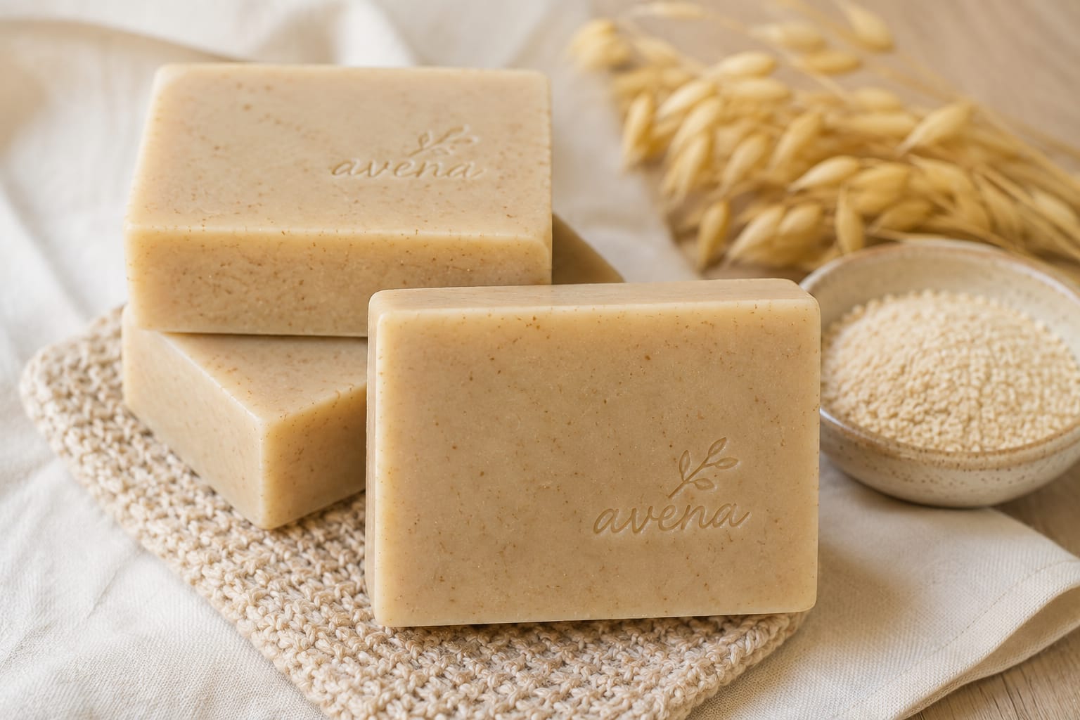 Jabón de avena casero: suave, natural y con aroma a naranja