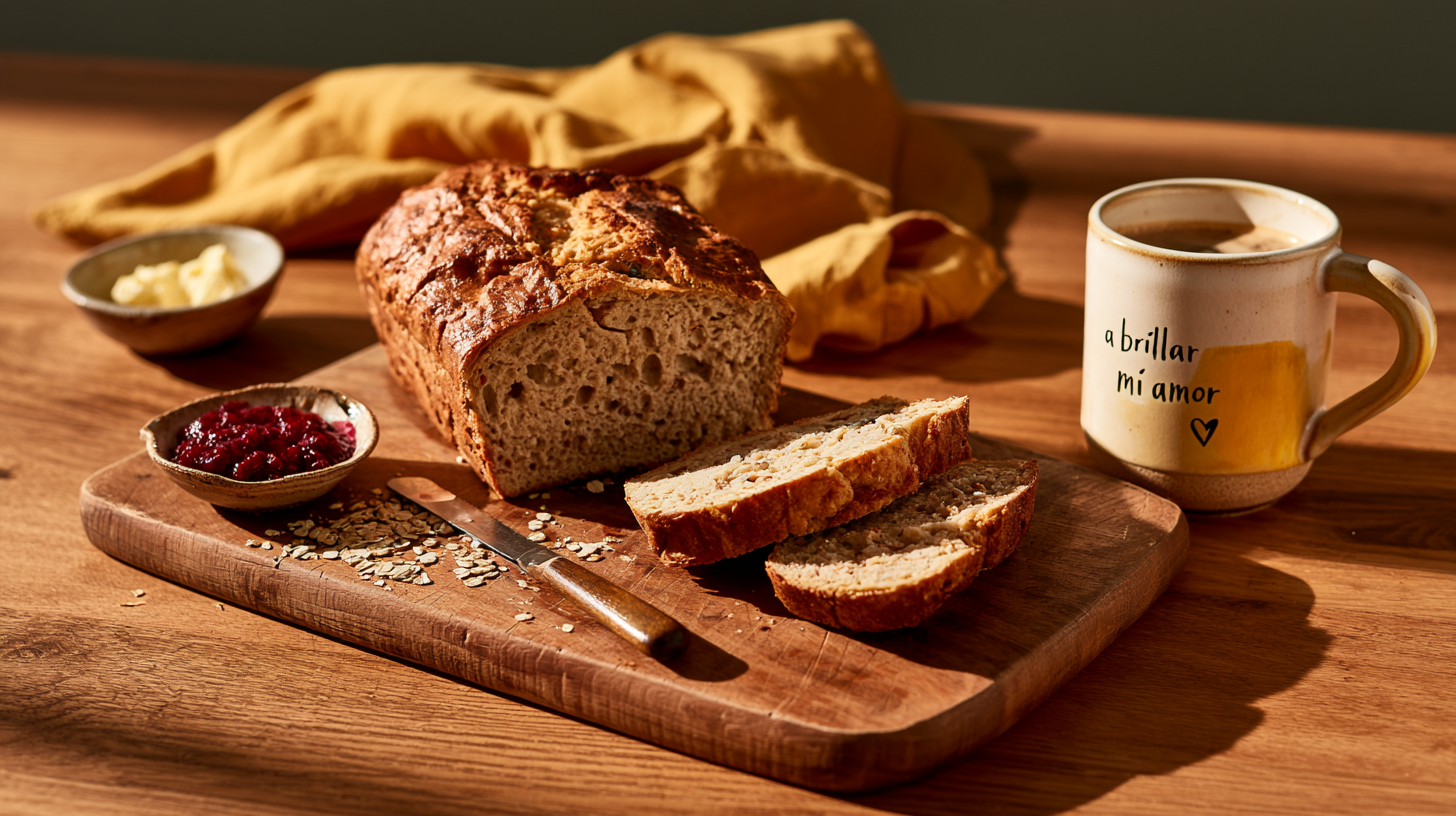 Pan de avena fácil