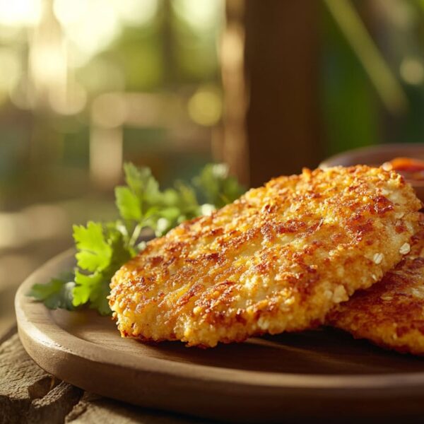 milanesas de pollo rebozadas con avena